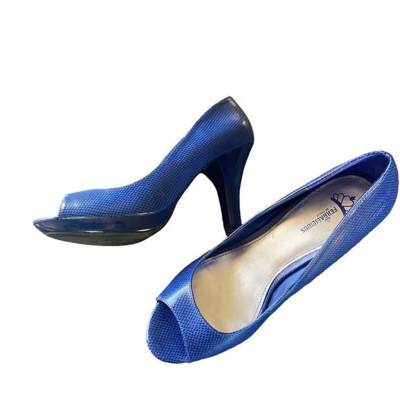 Fergalicious Blue Size 10 Heels - Picture 13 of 13